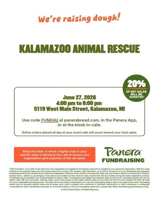 Panera Bread Fundraiser